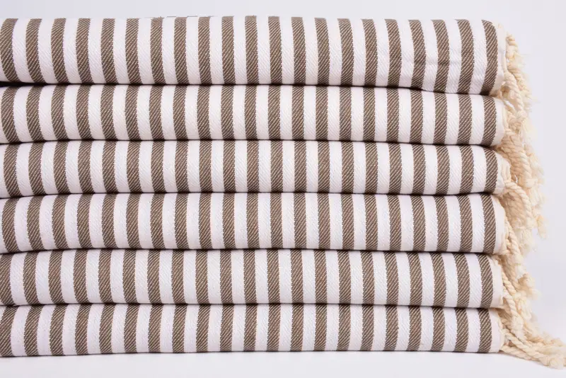 Custom Hand Towel, 40x18 Cotton Striped Towel, Bachelorette Party Gifts For Bride, Gift For Mom, Small Bath Towels, Personalized Dish Towel - 3