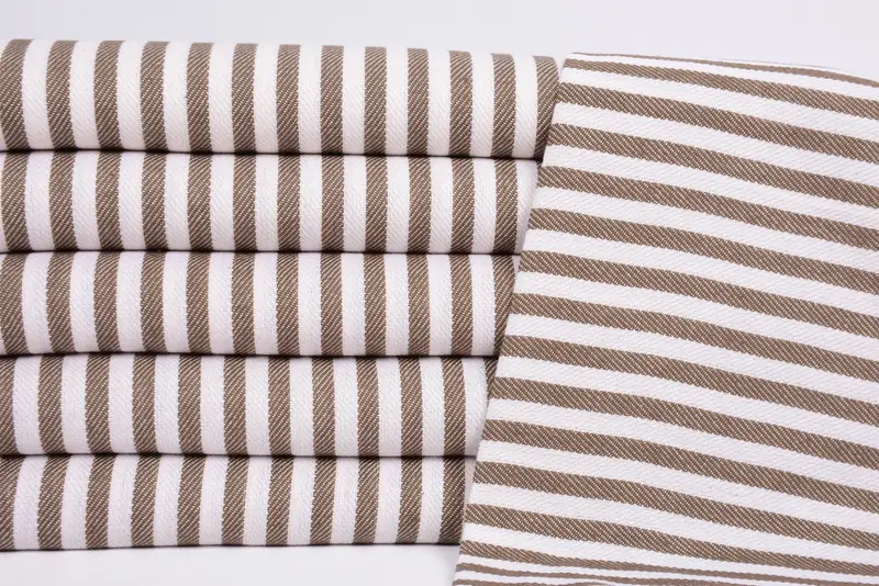 Custom Hand Towel, 40x18 Cotton Striped Towel, Bachelorette Party Gifts For Bride, Gift For Mom, Small Bath Towels, Personalized Dish Towel - 2