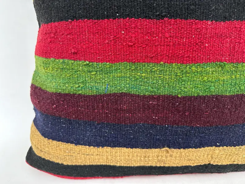 Antique Pillows, Garden Pillow Sham, Vintage Kilim Throw Pillow, Pillow Sham, Vintage Kilim Pillow, 24x24 Green Pillow Cover - 2