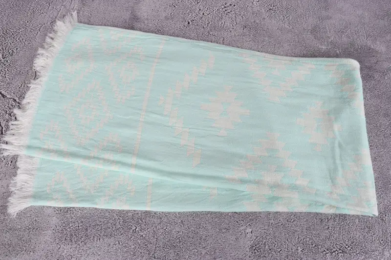 Monogram Hand Towel, Monogram Tea Towel, Personalized Kitchen Towel, 40x20 Cotton Kilim Towel, Turkish Hand Towel, Beach Theme Bachelorette Party - 7