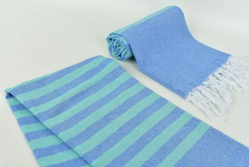 Bridesmaid Gifts, Turkish towel, 70x36 Cotton Striped Towel, Christmas Gift, Sand-resistant towel, Bridemaids Beach Towel, Spa Towel, Travel Towel - 7