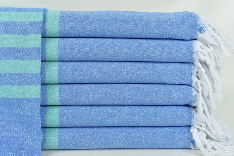 Bridesmaid Gifts, Turkish towel, 70x36 Cotton Striped Towel, Christmas Gift, Sand-resistant towel, Bridemaids Beach Towel, Spa Towel, Travel Towel - 1