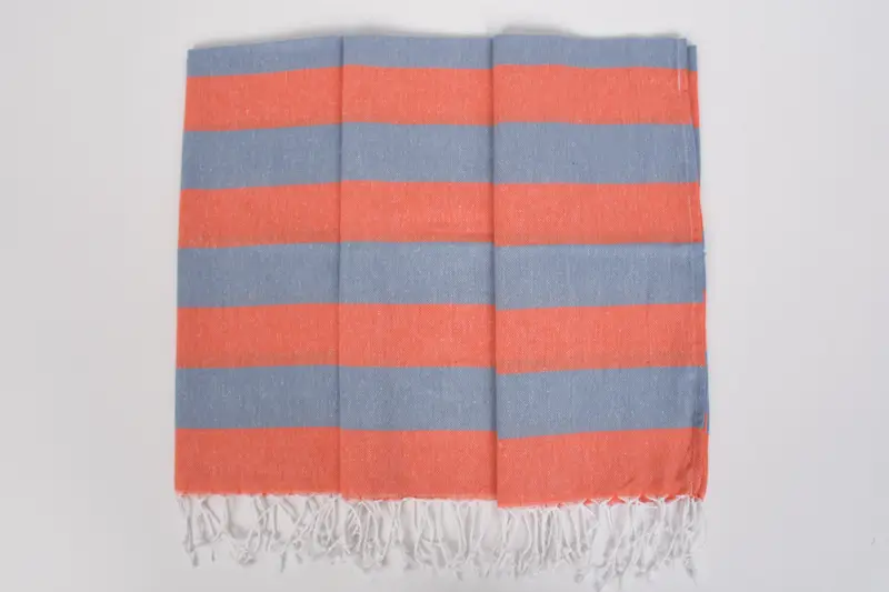 Summer Gift, Antibacterial Turkish peshtemal towel, 70x40 Cotton Striped Towel, Gift For Bride, Bridesmaid Towel, Absorbent towel, Wedding Gift - 7