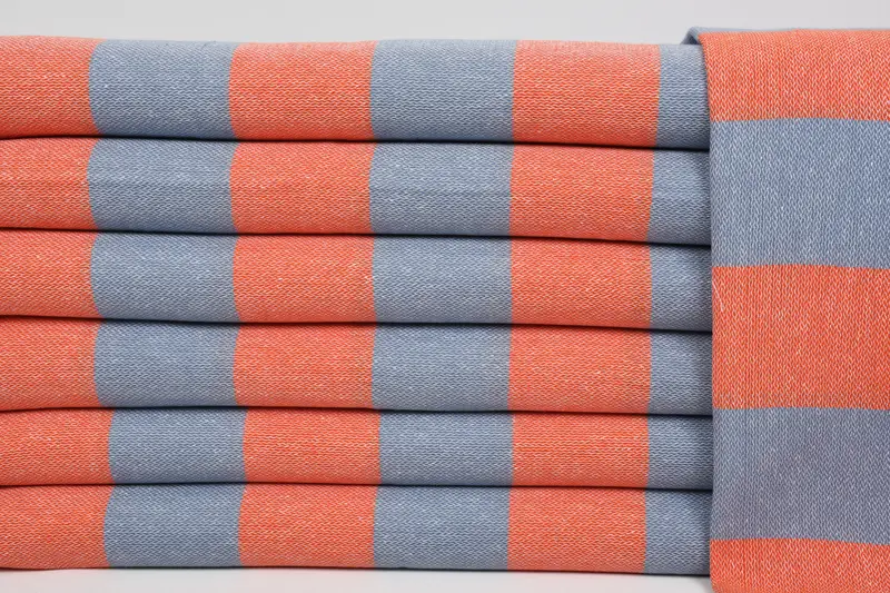 Summer Gift, Antibacterial Turkish peshtemal towel, 70x40 Cotton Striped Towel, Gift For Bride, Bridesmaid Towel, Absorbent towel, Wedding Gift - 1