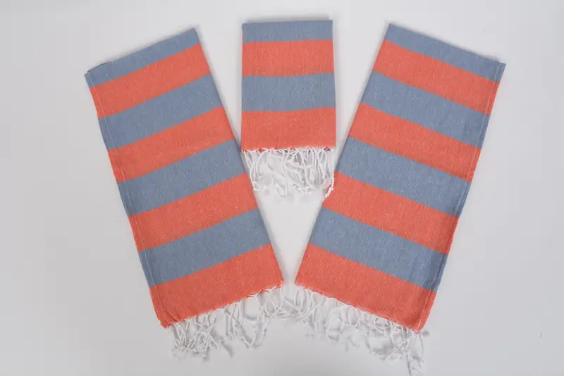 Summer Gift, Antibacterial Turkish peshtemal towel, 70x40 Cotton Striped Towel, Gift For Bride, Bridesmaid Towel, Absorbent towel, Wedding Gift - 6