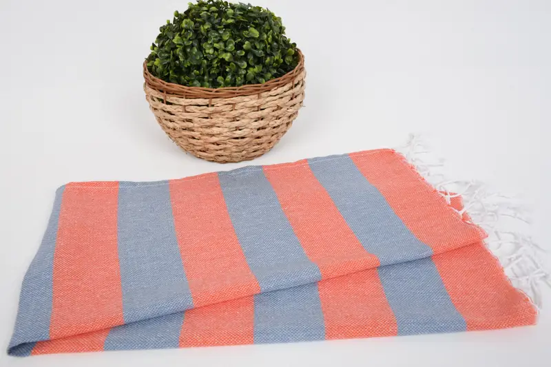 Summer Gift, Antibacterial Turkish peshtemal towel, 70x40 Cotton Striped Towel, Gift For Bride, Bridesmaid Towel, Absorbent towel, Wedding Gift - 4