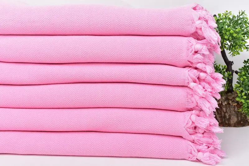 Turkish towel, Bachelorette Beach Towel, Wedding Towel, Bridal Shower Favor, Gift For Her, 64x40 Cotton Herringbone Towel, Bachelorette Party Favors - 3