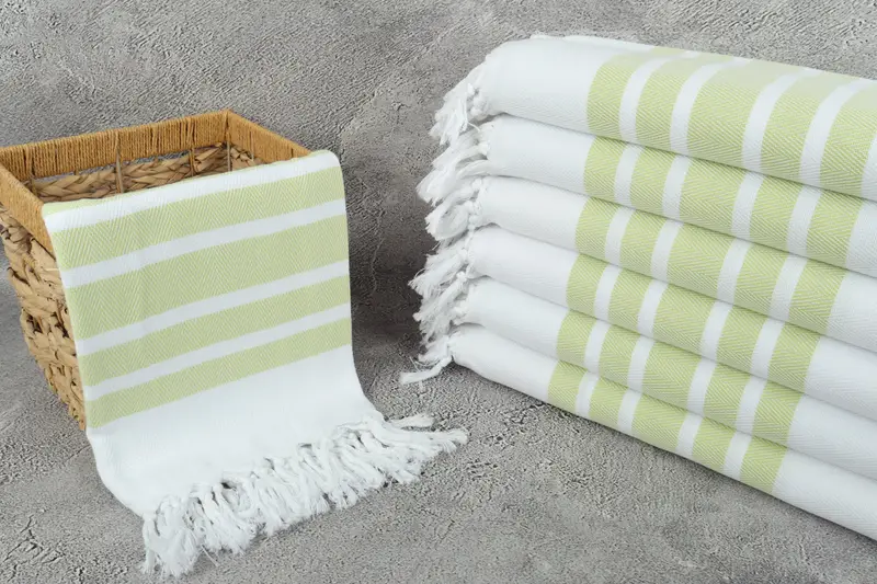 Gym Towel, Peshtemal Towel, Personalized Wedding Gift For Couple, Quick-dry towel, Bachelorette Party Decorations, 70x40 Cotton Herringbone Towel - 3