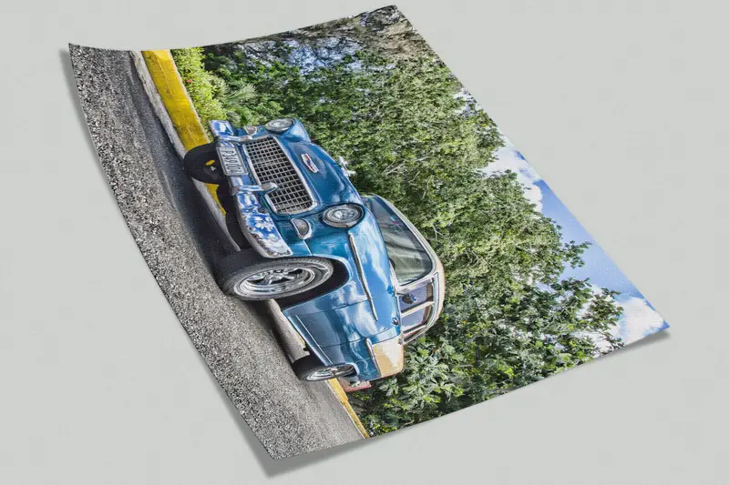 Old Car Photo Print, Paper Wall Art, Custom Wall Paper, Old Car Wall Painting, Wall Paper Peel and Stick, Car Lover Gift Wall Paper, - 8