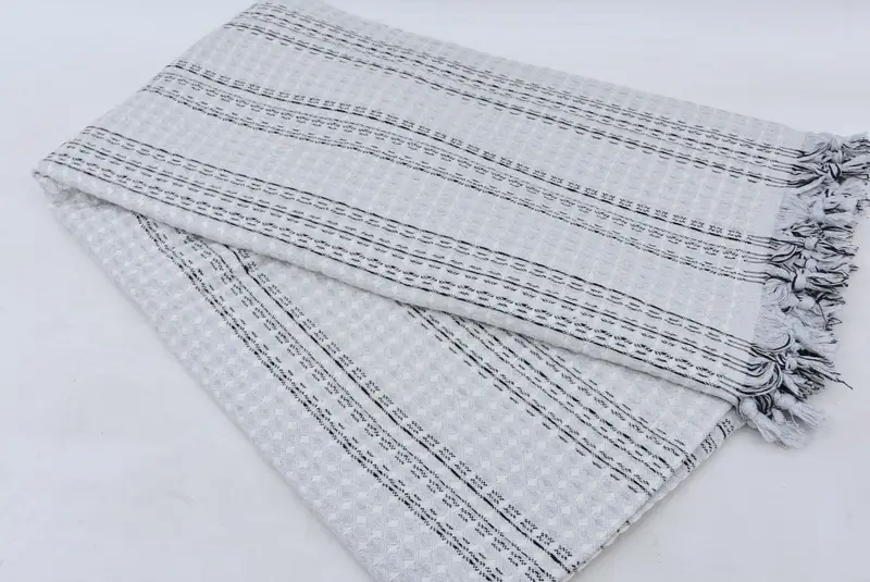 96x70 Cotton Striped Towel, Personalized Gifts, Couch Cover, Shower Curtain, Bedspread, Spooky Bachelorette Party, Bridesmaid Gifts - 5