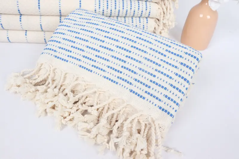 Thin towel, Bachelorette Towel, 70x38 Cotton Striped Design Towel, Lightweight Turkish towel, Housewarming Gift, Bachelorette Party Favors Beach - 4