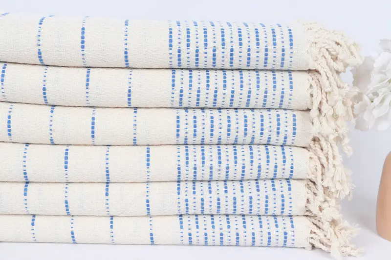 Thin towel, Bachelorette Towel, 70x38 Cotton Striped Design Towel, Lightweight Turkish towel, Housewarming Gift, Bachelorette Party Favors Beach - 3