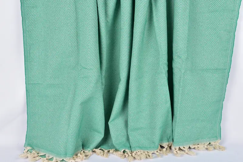Tablecloth, Best Wedding Gift, Throw Blanket Couch, Halloween Blanket, 84x68 Cotton Zig zag Towel, Gift For Boyfriend, Bridal Shower Gift - 8