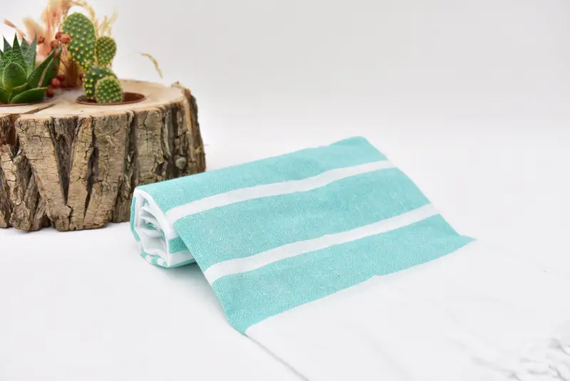 40x20 Cotton Striped Towel, Wedding Favors, Handmade Gift, Home Decor Gifts, Home Gift, Personalized Hand Towel, Decorative Towel, Turkish Tea Towel - 7