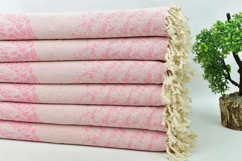 Turkish Hand Towel, 36x18 Cotton Carretta Patterned Towel, Bridesmaid Gifts, Best Friend Gift Ideas, Best Wedding Gift, Personalized Gift - 4
