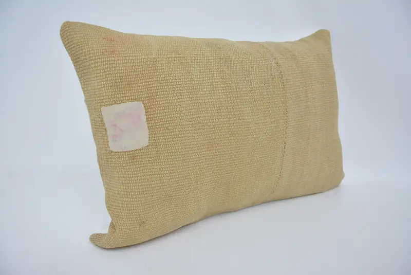 16x24 Beige Cushion Cover, Antique Pillows, Pillow for Couch, Outdoor Throw Pillow Cover, Aesthetic Cushion Case, Cushion Case, Kilim Pillow - 3