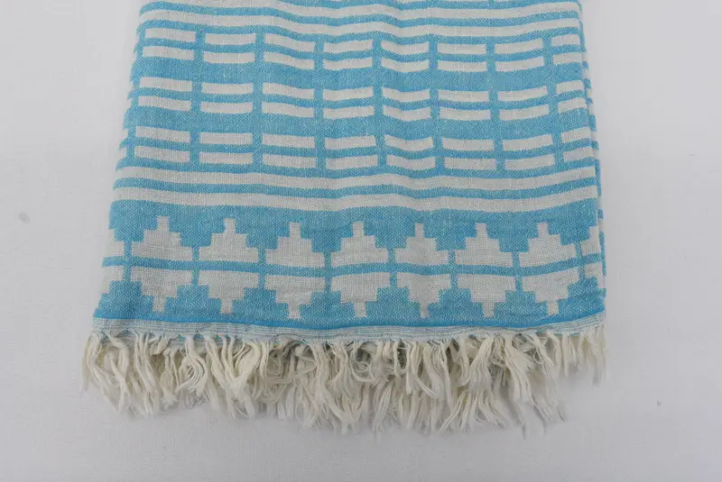 Bachelorette Party Favors Beach, 70x40 Linen Kilim Design Towel, Spa Towel, Best Beach Towel, Lightweight Turkish towel, Bachelor Gifts, Gym Towel - 5