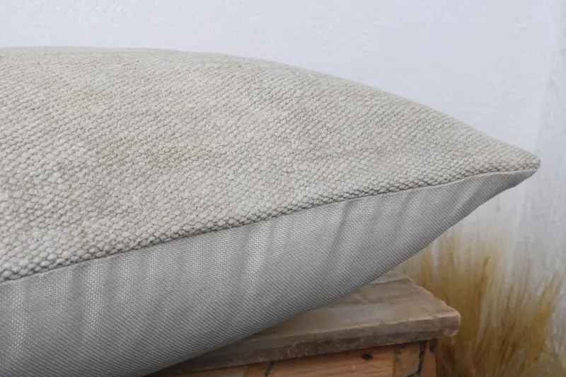 16x24 Beige Pillow Case, Boho Throw Pillow Cover, Vintage Kilim Throw Pillow, Boho Pillow Sham Cover, Pillow Case, Home Decor Pillow - 6