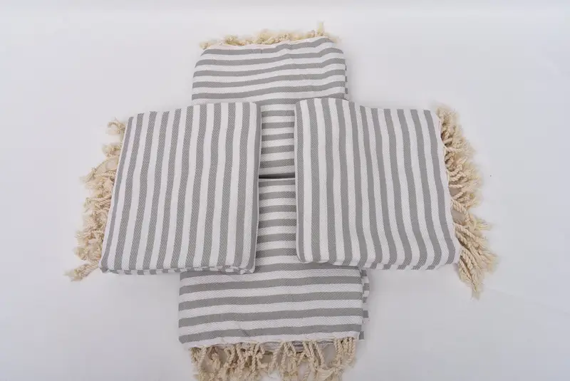 70x40 Cotton Striped Towel, Scarf Towel, Gift For Best Friend, Custom Beach Towel, Gifts For Him, Personalized Bridesmaid Beach Towel, Luxury towel - 6