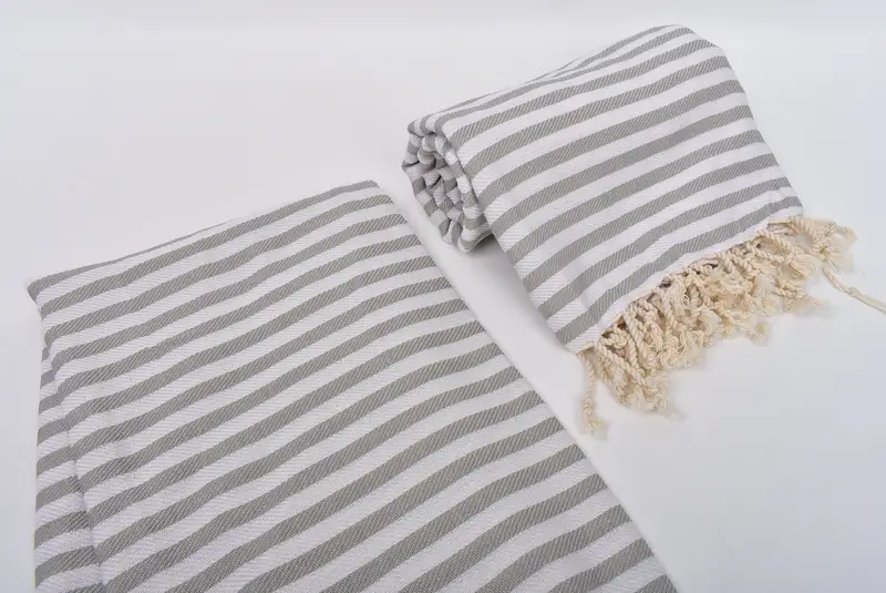 70x40 Cotton Striped Towel, Scarf Towel, Gift For Best Friend, Custom Beach Towel, Gifts For Him, Personalized Bridesmaid Beach Towel, Luxury towel - 7