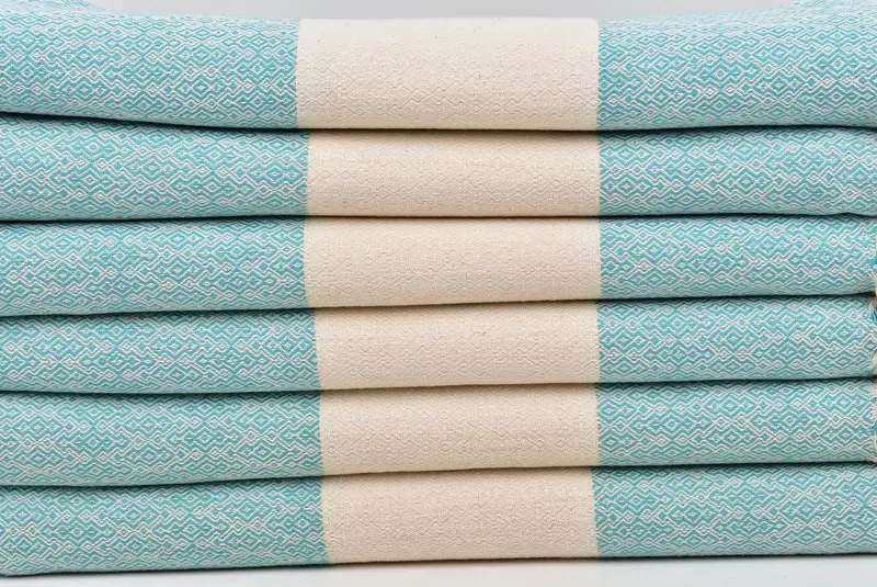 Beach Wedding Favor, 68x36 Cotton Diamond Towel, Turkish beach towel, Luxury towel, Bachelorette Party Favors, Valentines Day Gift Idea - 2