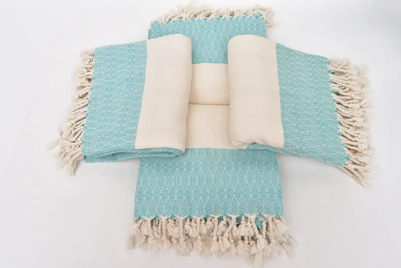 Beach Wedding Favor, 68x36 Cotton Diamond Towel, Turkish beach towel, Luxury towel, Bachelorette Party Favors, Valentines Day Gift Idea - 6