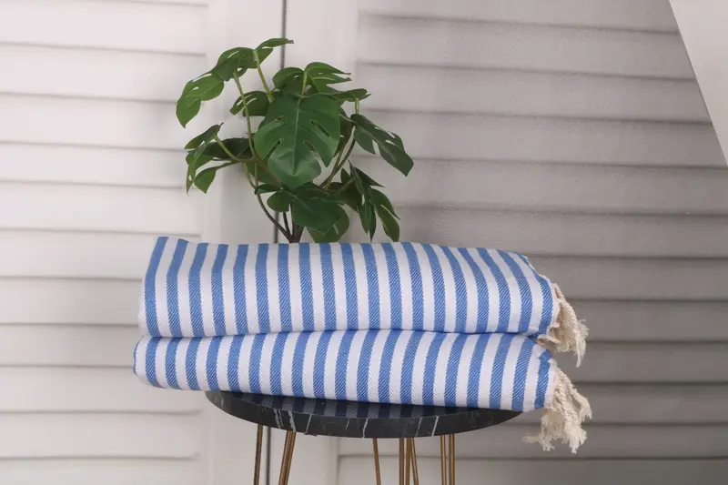 Personalized Gift, Gift Boxes Tea Towels, Wedding Favors, Personalized Home Gift Wedding, Personalized Dish Towel, 40x18 Cotton Striped Towel - 3