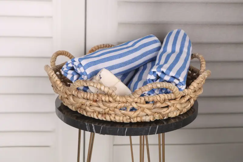 Personalized Gift, Gift Boxes Tea Towels, Wedding Favors, Personalized Home Gift Wedding, Personalized Dish Towel, 40x18 Cotton Striped Towel - 4