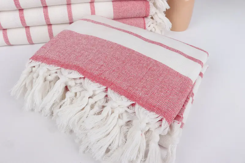 Unique Wedding Gift, Monogram Beach Towel, Wedding Favors, 68x39 Cotton Striped Towel, Travel Towel, Wedding Shower Gift, Gift For Him, Guest Towel - 5