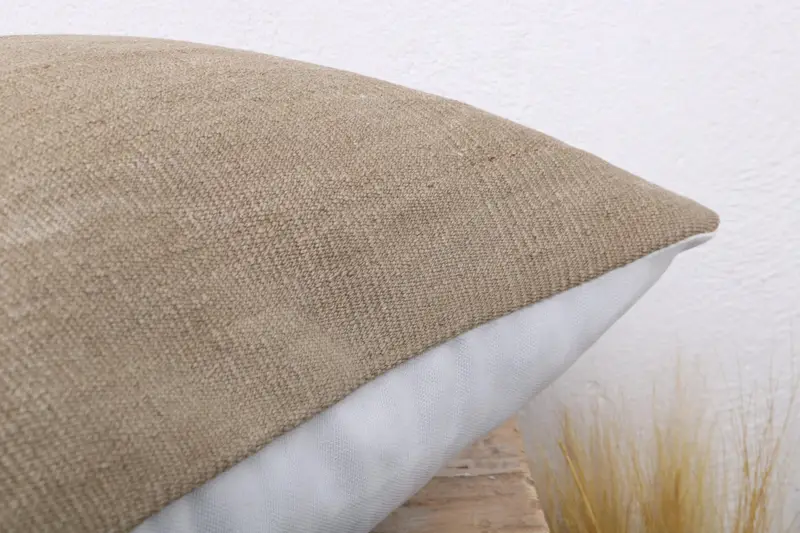 Antique Pillows, Designer Throw Pillow Cover, Kilim Pillow, Cushion Cover, Pastel Cushion, 18x18 Brown Cushion, Handwoven Cushion, Pillow for Couch - 6