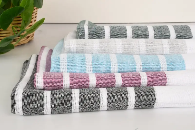 Personalized Beach Towel, Yoga Towel, Bachelor Party Gifts, Personalized Wedding Gift, 70x40 Cotton Striped Towel, Custom Name Towel, Organic towel - 4