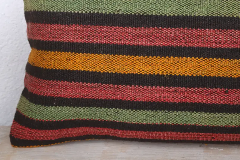 8x16 Red Cushion Case, Interior Designer Pillow, Pillow, Turkish Kilim Pillow, Living Room Throw Cushion, Vintage Kilim Throw Pillow - 3
