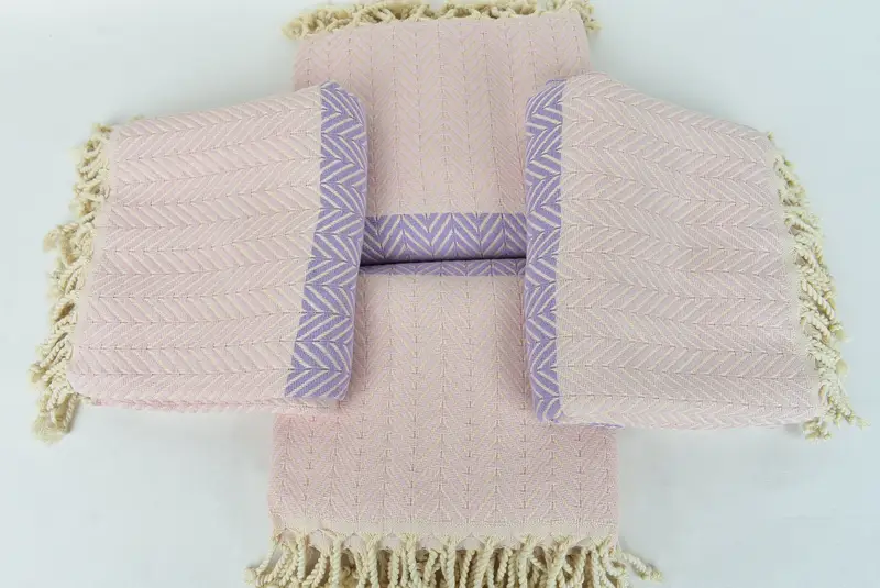 Scarf Towel, Wedding Gift, 70x40 Cotton Chevron Towel, Gift For Her, Turkish Beach Towel Bulk, Eco-Friendly Turkish Towel, Travel towel, Xmas Gifts - 6