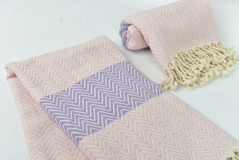 Scarf Towel, Wedding Gift, 70x40 Cotton Chevron Towel, Gift For Her, Turkish Beach Towel Bulk, Eco-Friendly Turkish Towel, Travel towel, Xmas Gifts - 7