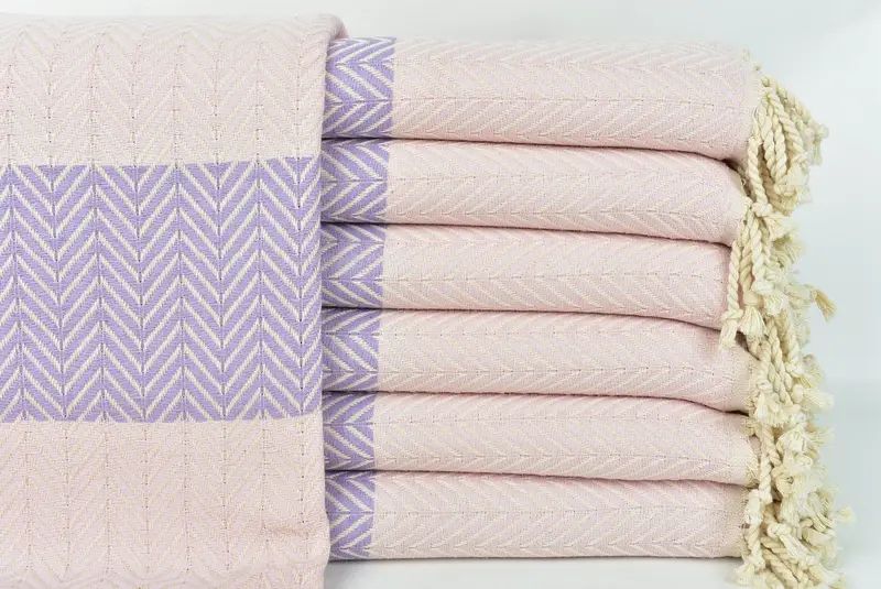 Scarf Towel, Wedding Gift, 70x40 Cotton Chevron Towel, Gift For Her, Turkish Beach Towel Bulk, Eco-Friendly Turkish Towel, Travel towel, Xmas Gifts - 1