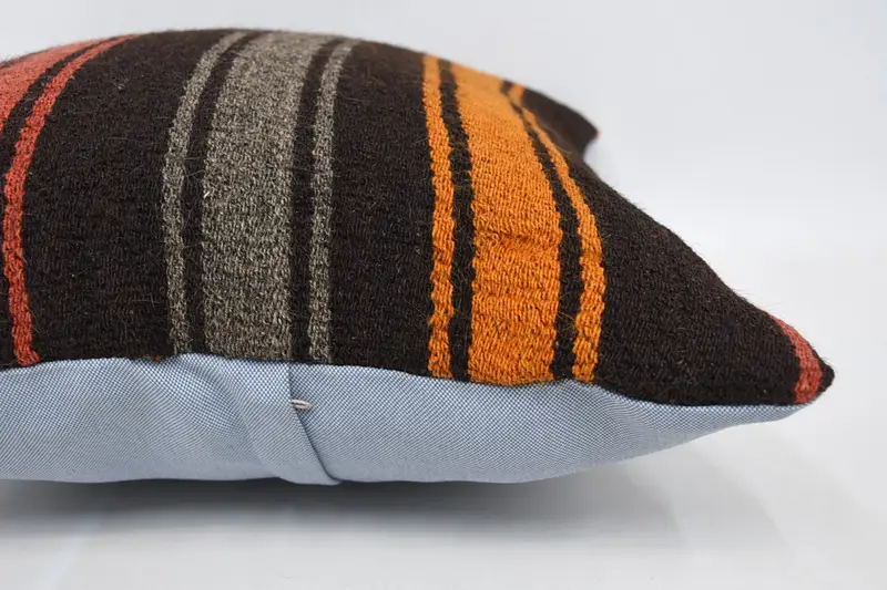 Tribal Pillow Cover, Vintage Pillow, Pillow, 20x20 Brown Pillow Case, Gift Pillow, Vintage Kilim Pillow, Cozy Throw Cushion, Accent Pillow - 5