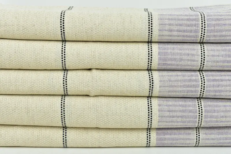 Banyo havlu, plaj teması düğün hediyesi, özel el havlu, 40x20 keten çizgili havlu, banyo havlu, Noel hediyeleri, monogram el havlu, spa havlu - 2