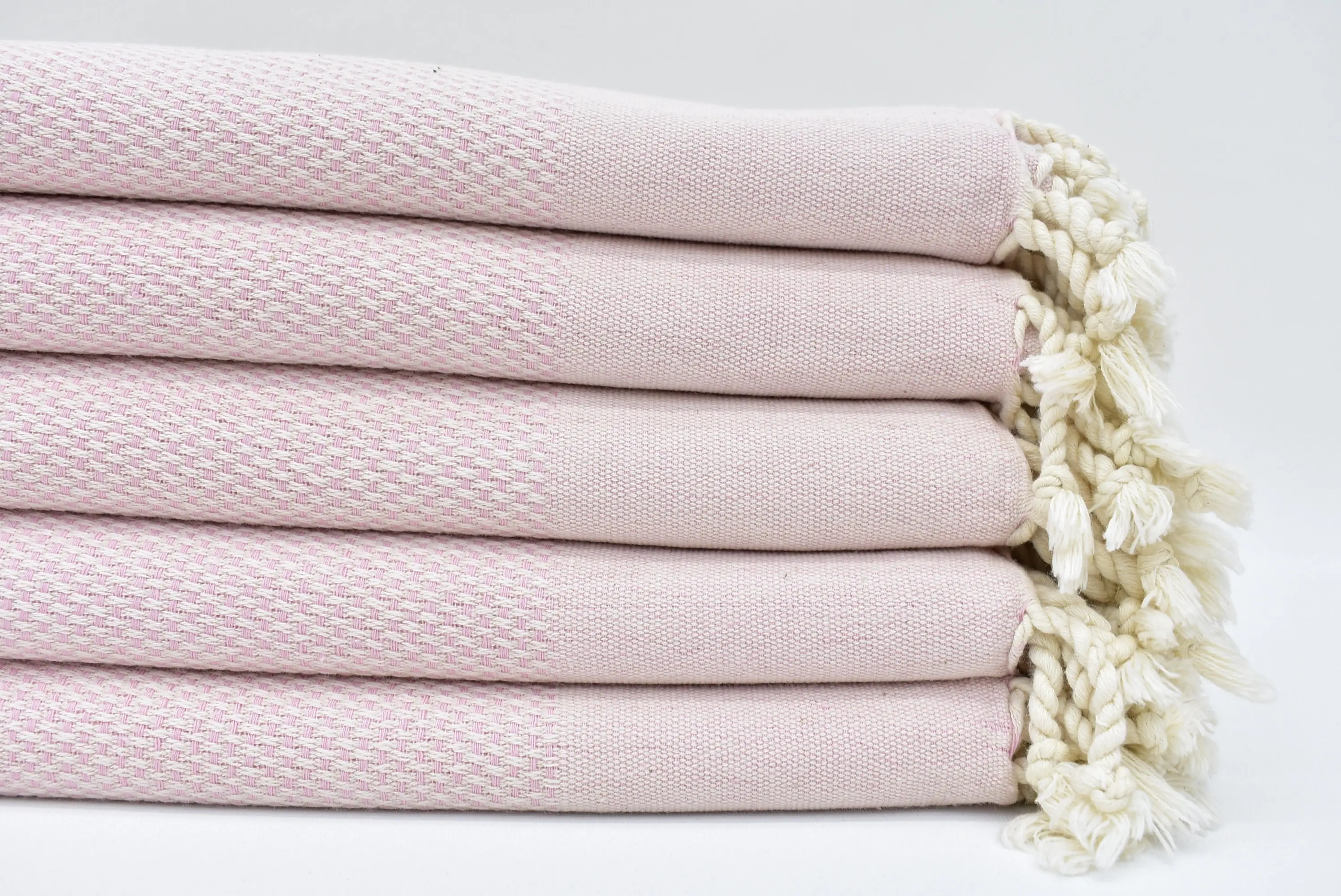 Personalized Turkish Cotton Pink Polka Dot Bath Towel, 44x24 Inches - 1
