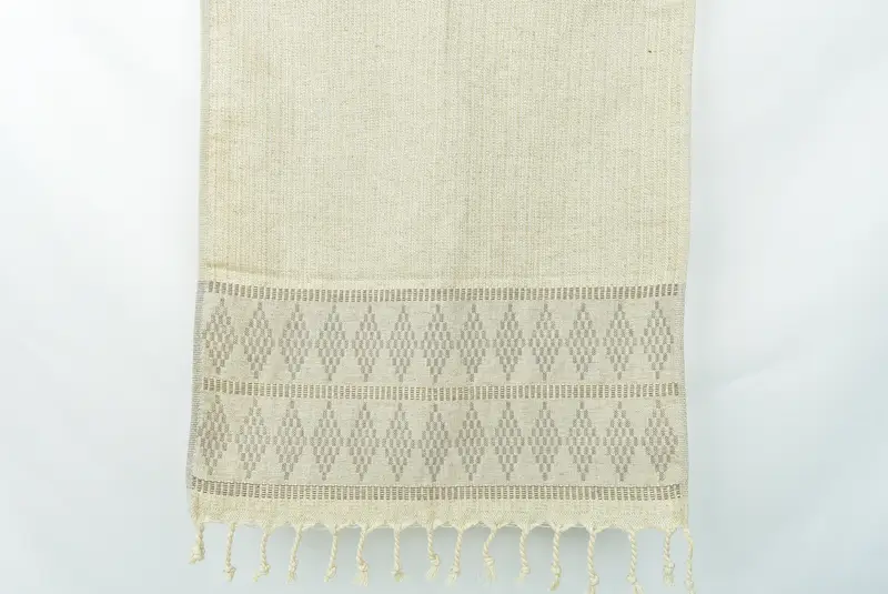 Gift For The Home, Monogrammed Hand Towel, Beach Wedding Favor, Spa Gift, Turkish Tea Towel, 40x20 Linen Kilim Design Towel, Bridesmaid Gifts - 8