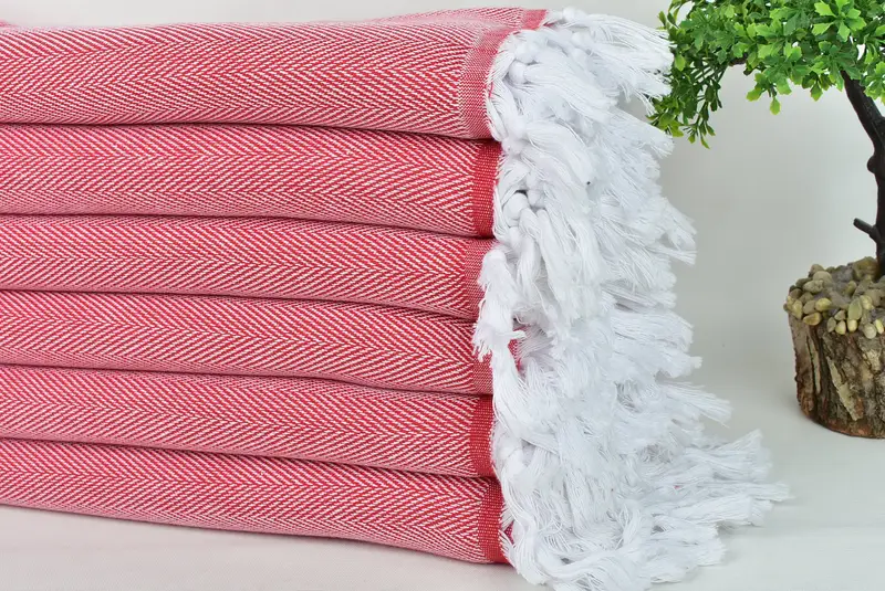 Monogram Beach Towel, 70x40 Cotton Herringbone Towel, Best Friend Gift Ideas, Quick-Dry Beach Towel, Peshtemal Towel, Unique Wedding Gift - 3
