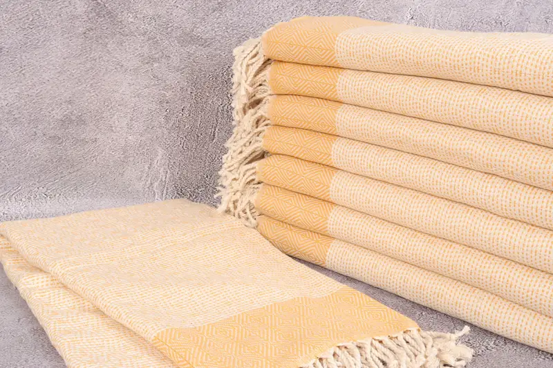 70x40 Cotton Diamond Towel, Fouta towel, Bachelorette Party Decorations, Grandma Gift, Kids Beach Towel, Turkish Towel USA, Beach Towel Monogram - 2