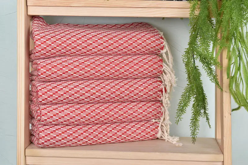68x40 Cotton Geometric Towel, Sand-resistant Turkish towel for travel, Gift For Him, Beach Towel Gift, Organic towel, Decorative Towel, Home Gift - 1