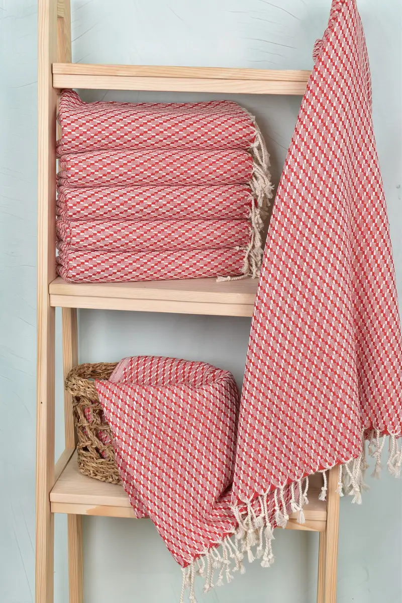 68x40 Cotton Geometric Towel, Sand-resistant Turkish towel for travel, Gift For Him, Beach Towel Gift, Organic towel, Decorative Towel, Home Gift - 3