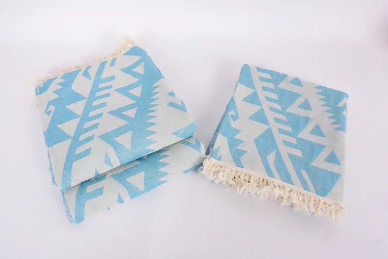 Miami Bachelorette Party Favors, 76x40 Cotton Geometric Towel, Custom Beach Towel, Gift For Him, Lightweight Turkish towel, Customized Towels - 8