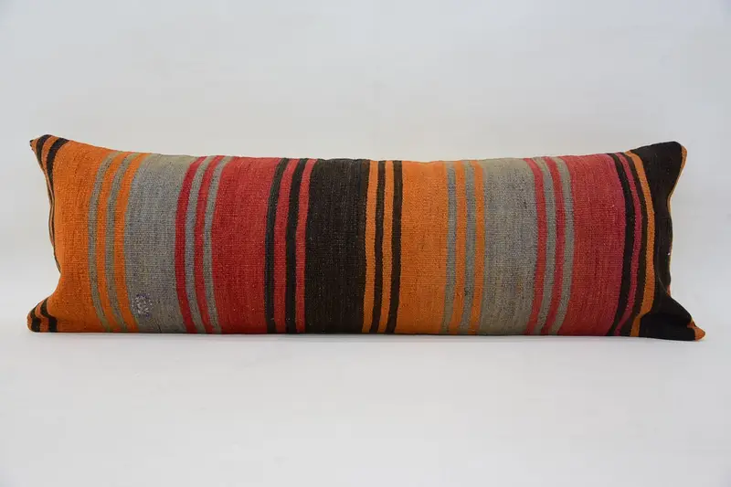 12x36 Red Cushion Case, Wholesale Cushion, Antique Pillows, Pillow, Turkish Pillow, Interior Designer Pillow, Pattern Throw Pillow Case - 1