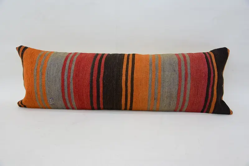 12x36 Red Cushion Case, Wholesale Cushion, Antique Pillows, Pillow, Turkish Pillow, Interior Designer Pillow, Pattern Throw Pillow Case - 5