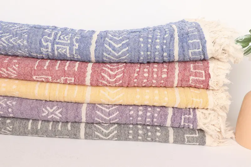Turkish Bedcover, Bedspread, Custom Wedding Gifts, 76x56 Cotton Kilim Design Towel, Bridal Shower Favors, Gift For Wedding Day, Personalized Blanket - 2