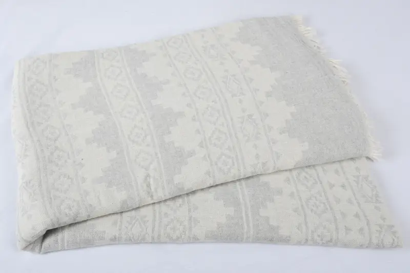 Bachelor Gift, Wedding Favors, Turkish Blanket, 92x80 Cotton Kilim Towel, Throw Blanket, Bachelorette Party Items, Organic Beach Blanket - 5