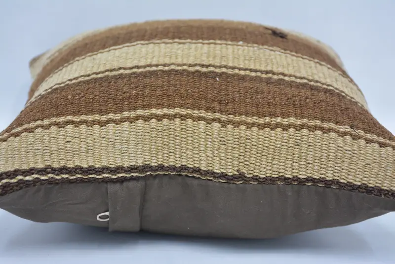 Embroidered Geometric Pillow, 12x12 Inches Decorative Pillow - 5