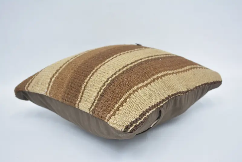 Embroidered Geometric Pillow, 12x12 Inches Decorative Pillow - 6